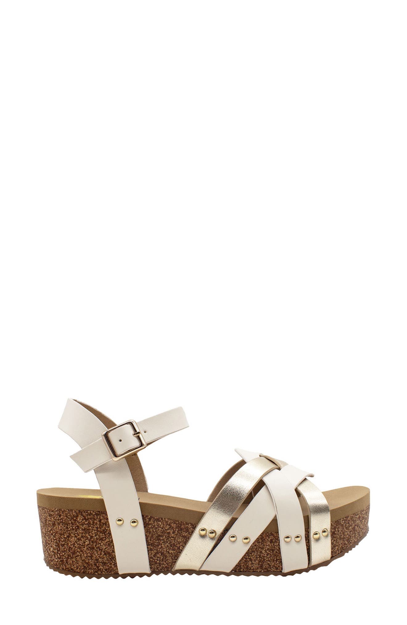 Volatile Edna Ankle Strap Platform Wedge Sandal, Alternate, color, 