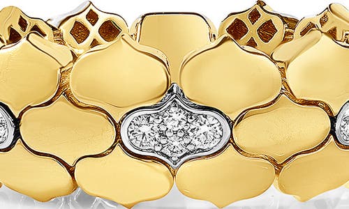 Roberto Coin Cobra Diamond Flexible Ring In Gold