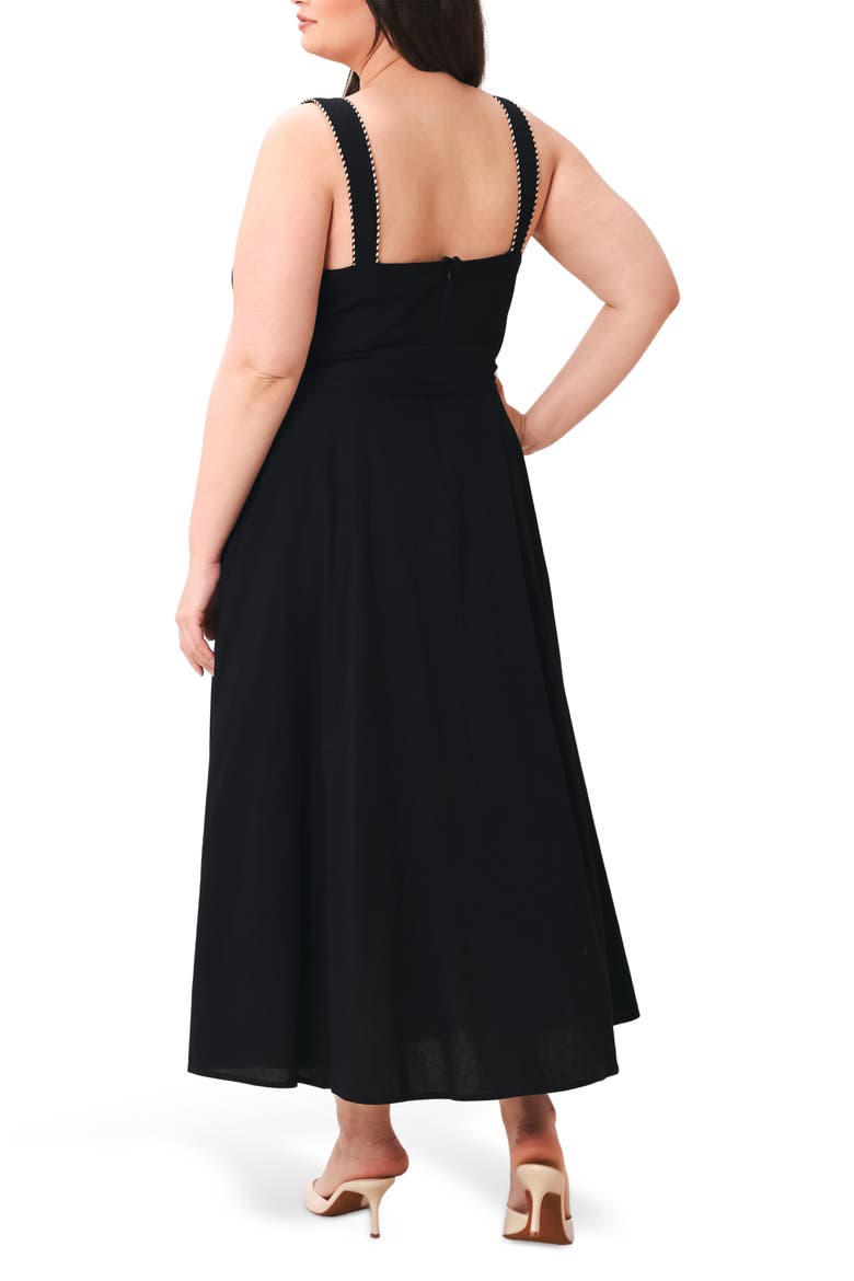 Midi Shirtdress, Alternate, color, BLACK