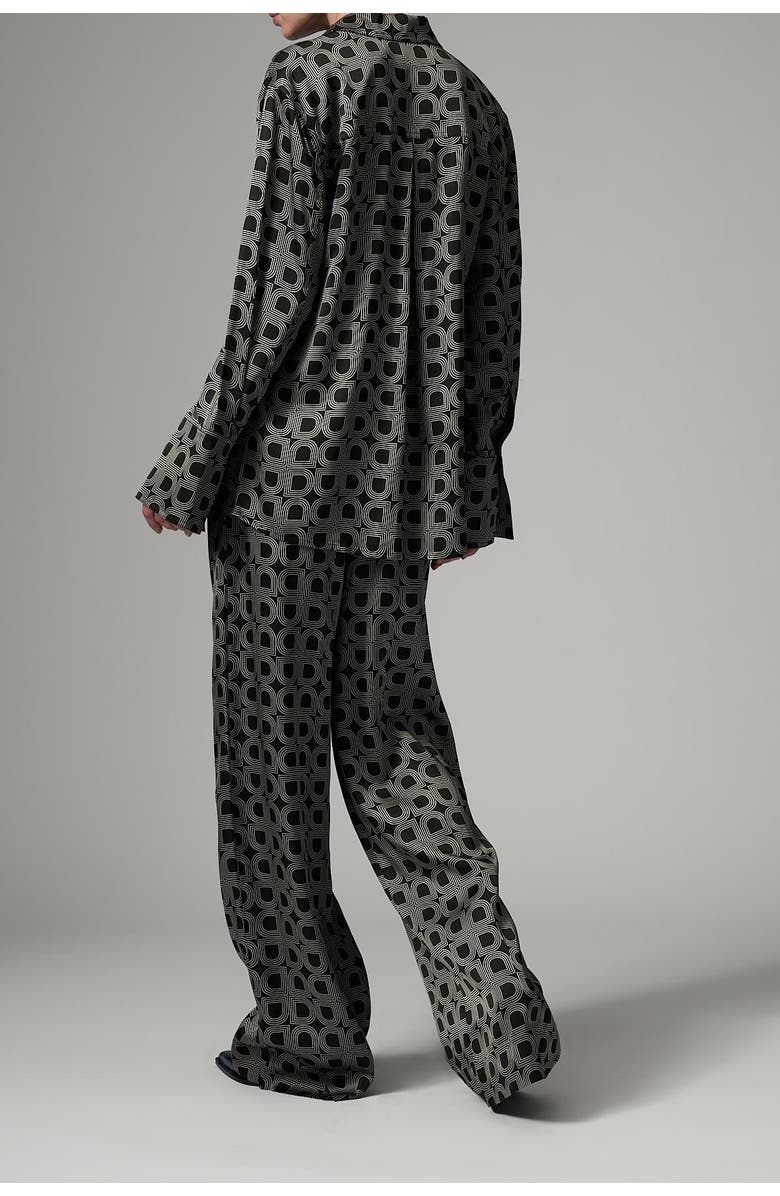 Day Plymo Printed Long Sleeve Shirt, Alternate, color, Black