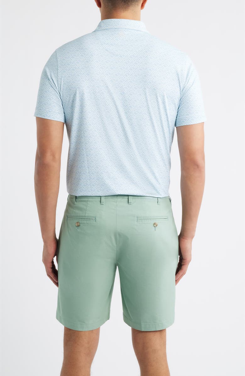 Peter Millar Wood Fired Performance Jersey Golf Polo, Alternate, color, Blue/ White