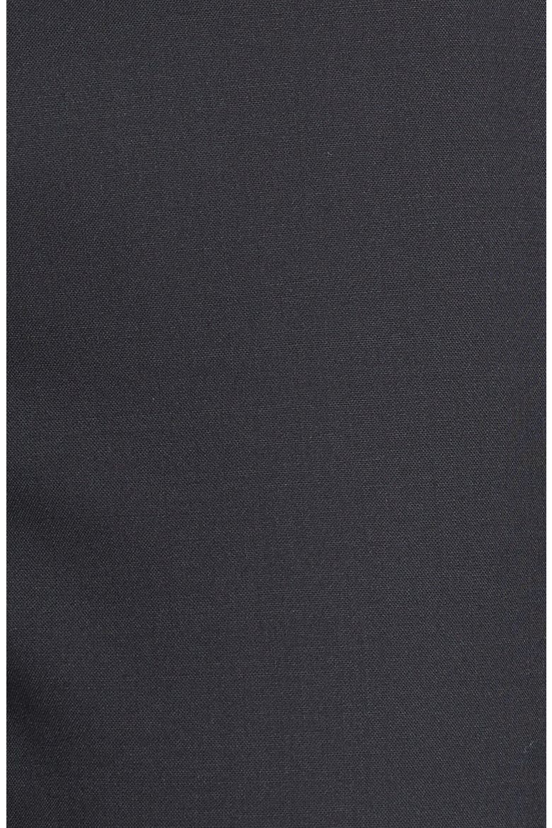 'Ines' Crop Stretch Wool Trousers, Alternate, color, BLACK