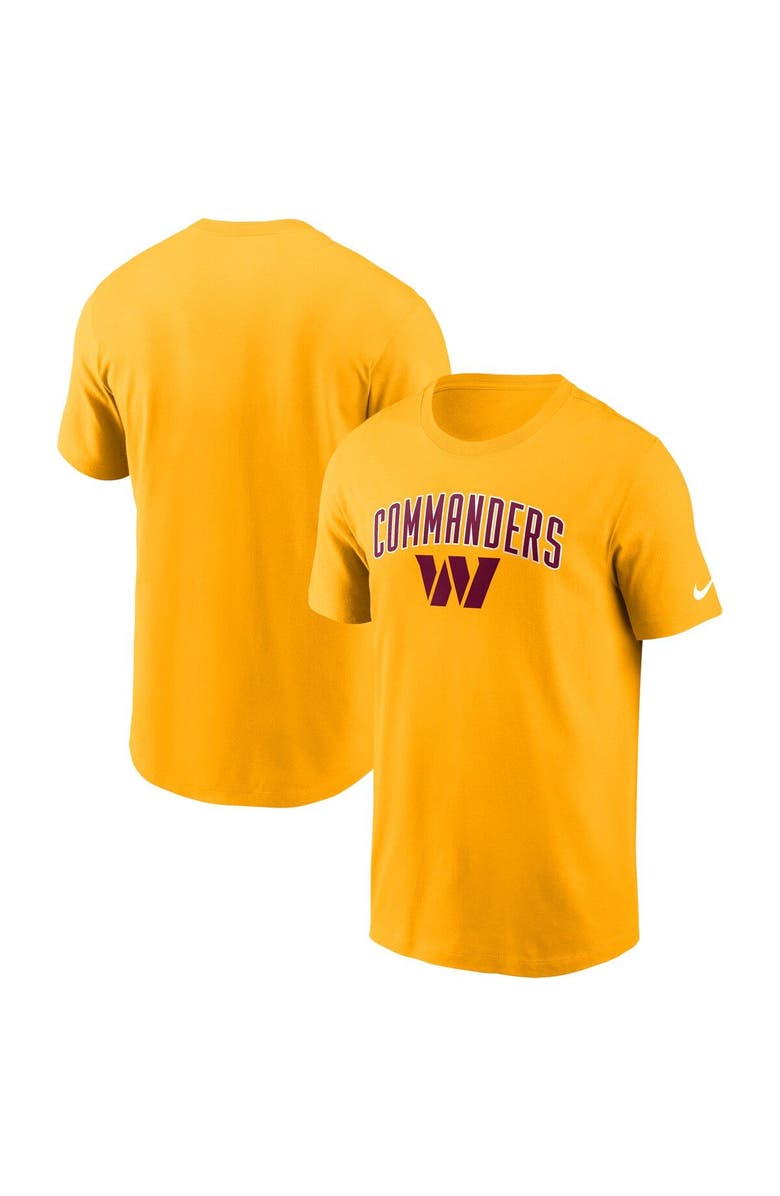 Nike Men's Nike Gold Washington Commanders Team Athletic T-Shirt, Main, color, 