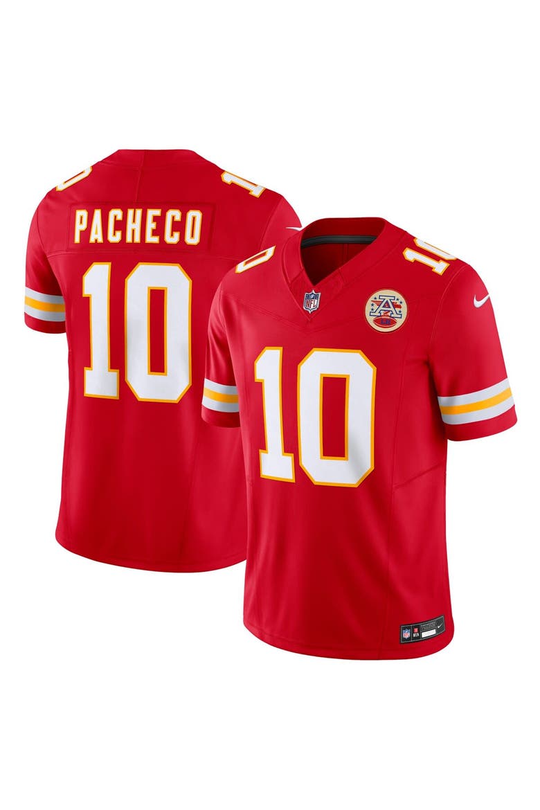 Men's Nike Isiah Pacheco Red Kansas City Chiefs Vapor F.U.S.E. Limited Jersey, Main, color, Red