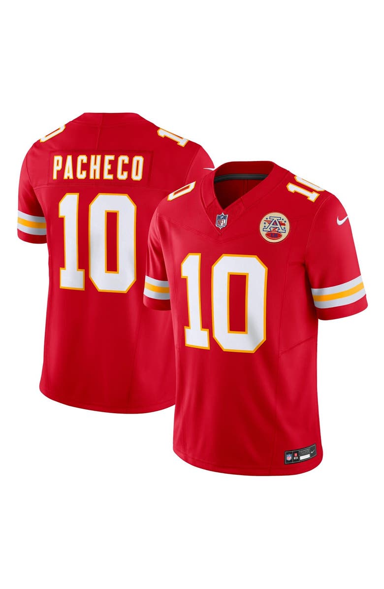Nike Men's Nike Isiah Pacheco Red Kansas City Chiefs Vapor F.U.S.E. Limited Jersey, Main, color, Red