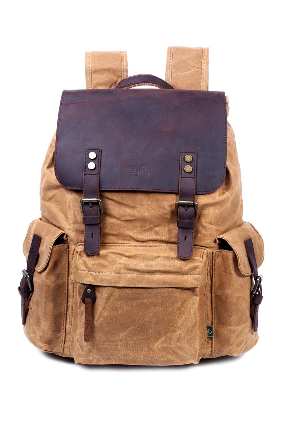 THE SAME DIRECTION Stone Creek Waxed Canvas Backpack, Alternate, color, 