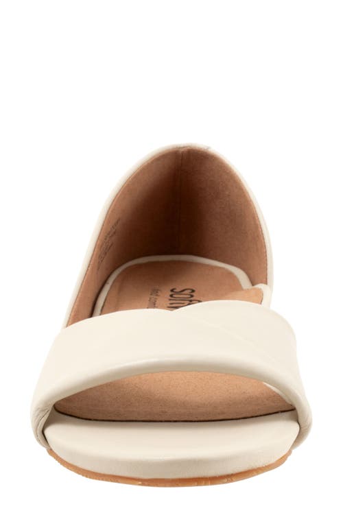 Softwalk ® Cypress Open Toe Flat In Ivory