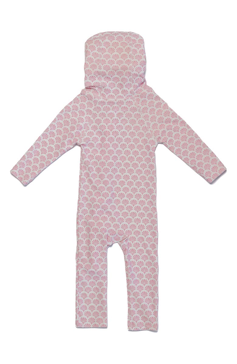 Lake Label Kids' Floral Long Sleeve Full Body Hooded Swimsuit, Alternate, color,