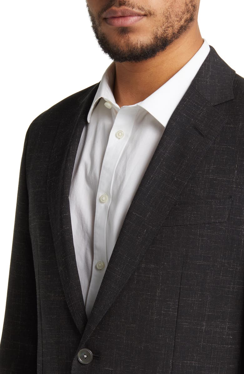 BOSS Huge Virgin Wool & Linen Suit, Alternate, color,