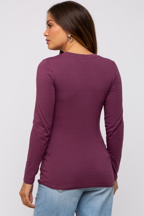 Pinkblush Long Sleeve Top In Purple