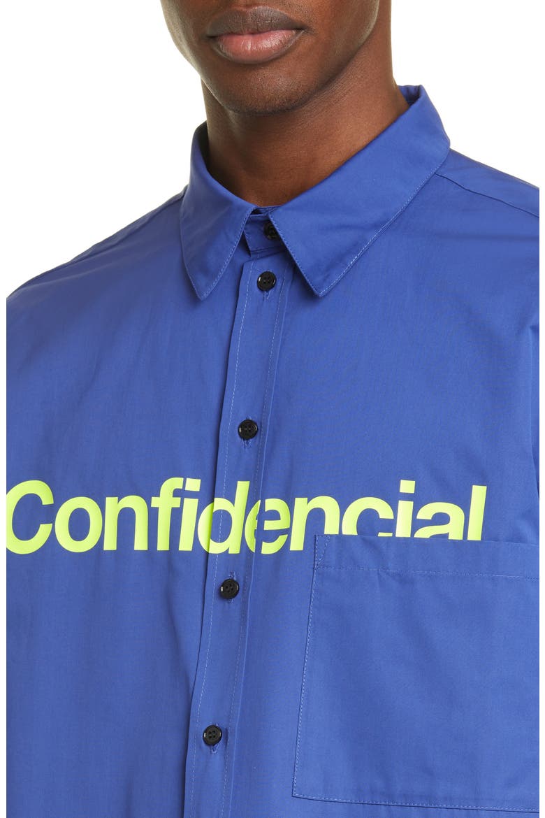 Confidencial Pocket Shirt, Alternate, color, BLUE LIME