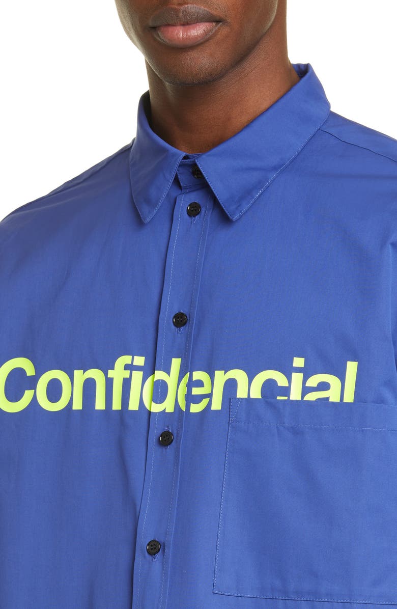 Marcelo Burlon Confidencial Pocket Shirt, Alternate, color,