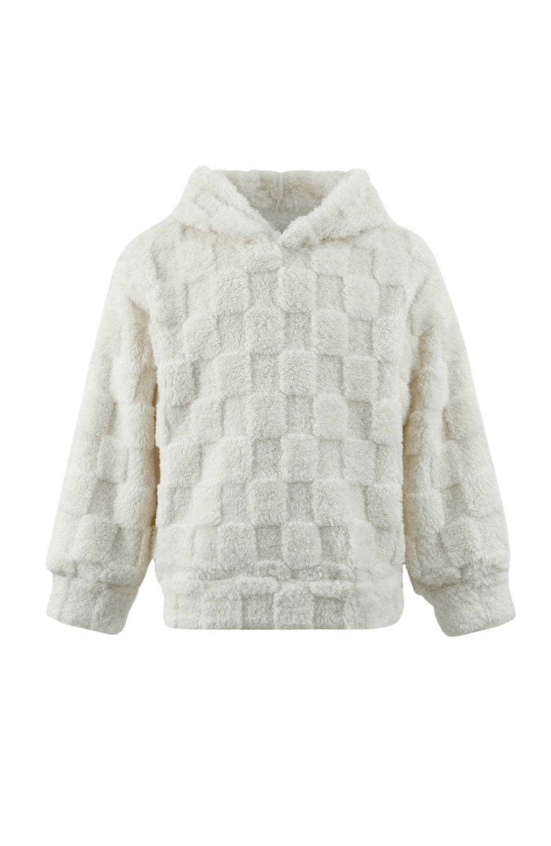 Lola + The Boys Super Soft Checker Hoodie, Main, color, 