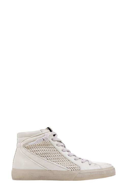 Shushop Samantha High Top Sneaker In Neutral