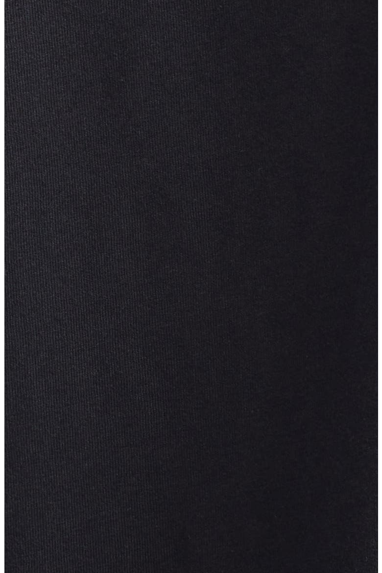 Canopy Zip-Up Cotton Poplin & Jersey Shirt Jacket, Alternate, color, BLACK
