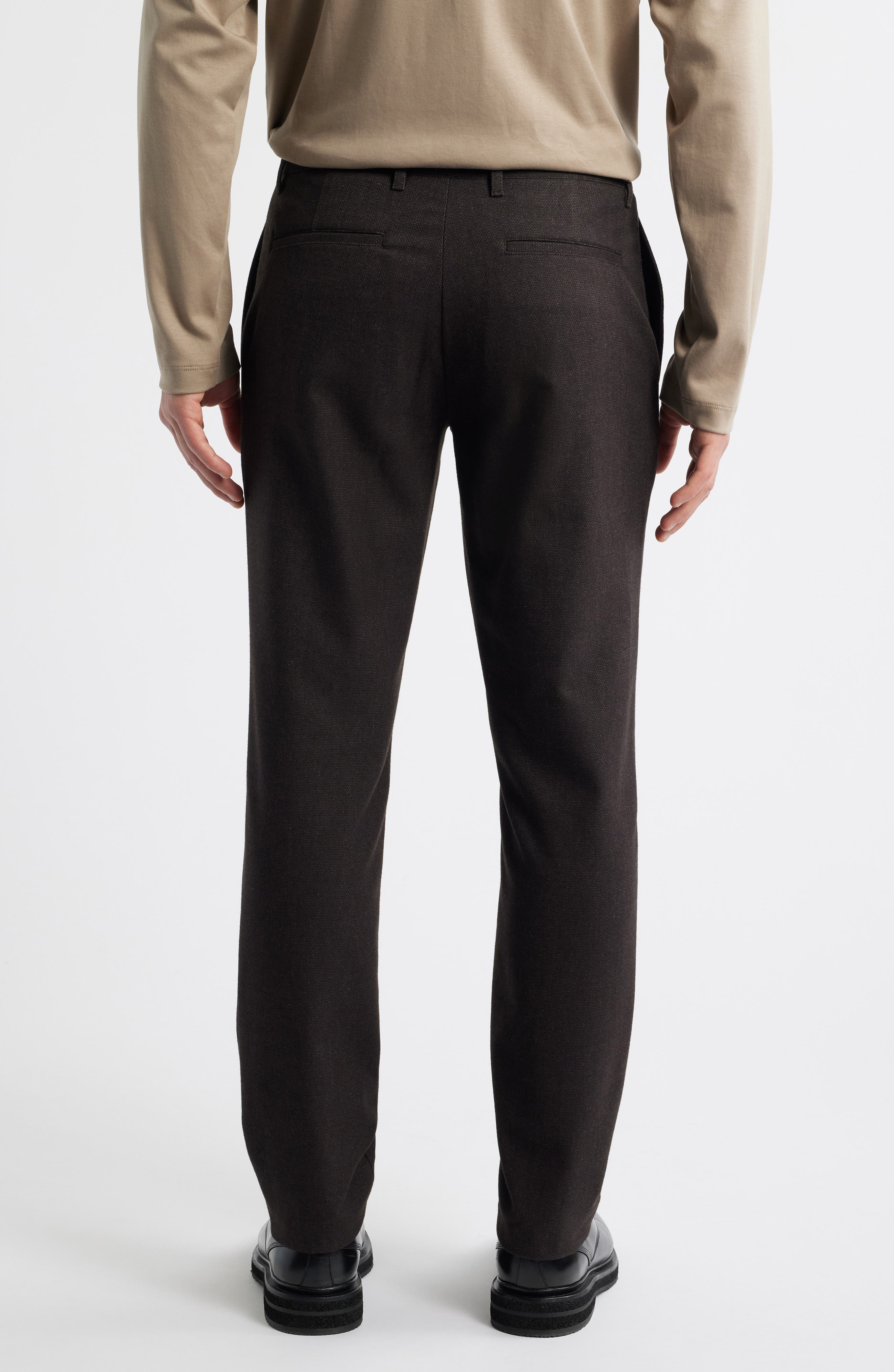 Zaine Slim Fit Flat Front Trousers - image 2