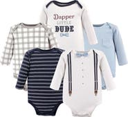 Little Treasure 5Pk Long Sleeve Bodysuits