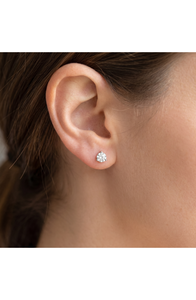 Bliss Diamond 1 1/2 ct TDW Lab Grown Diamond Martni Studs 14k Gold, Alternate, color, 14K White Gold