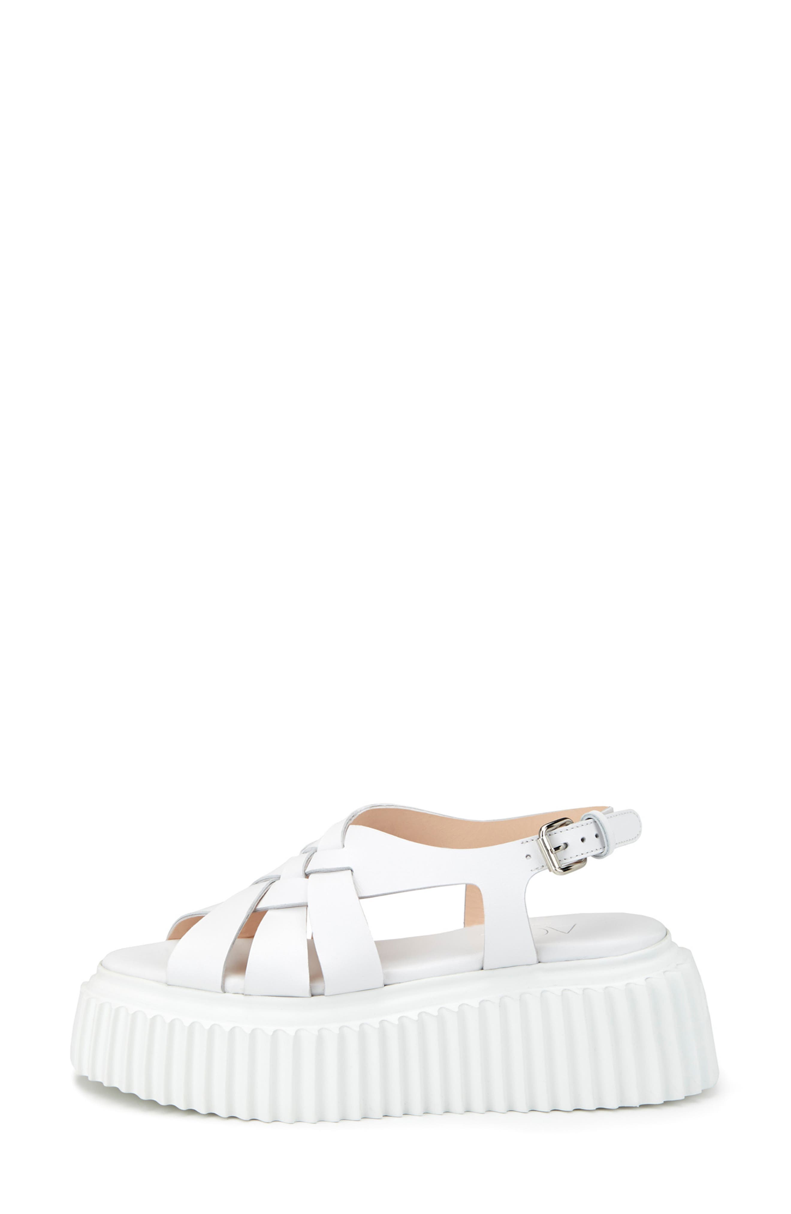 AGL Violante Platform Slingback Sandal, Alternate, color, 