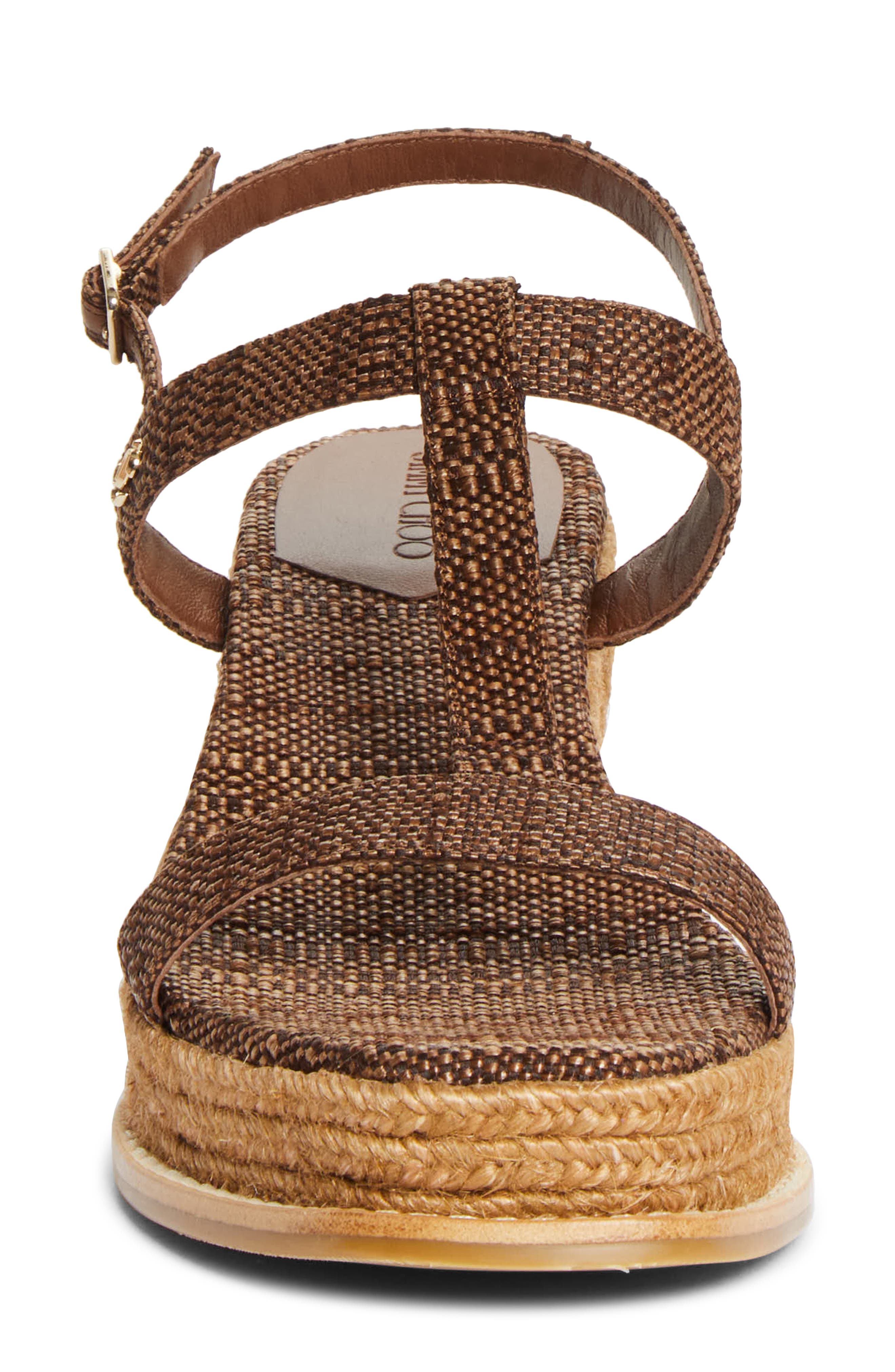 Theia Wedge Sandal, Alternate, color, TAN
