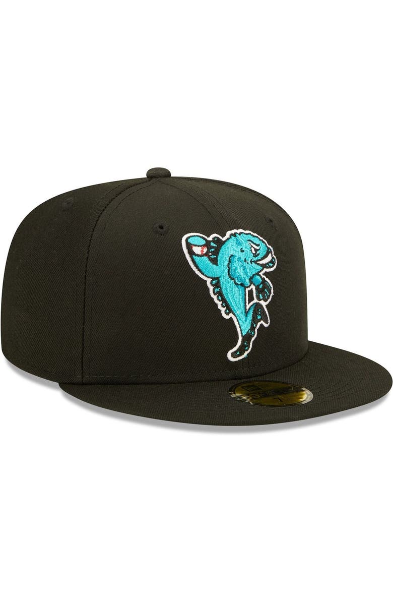 New Era Men's New Era Black Bowie Baysox Authentic Collection Team Alternate 59FIFTY Fitted Hat, Alternate, color, 