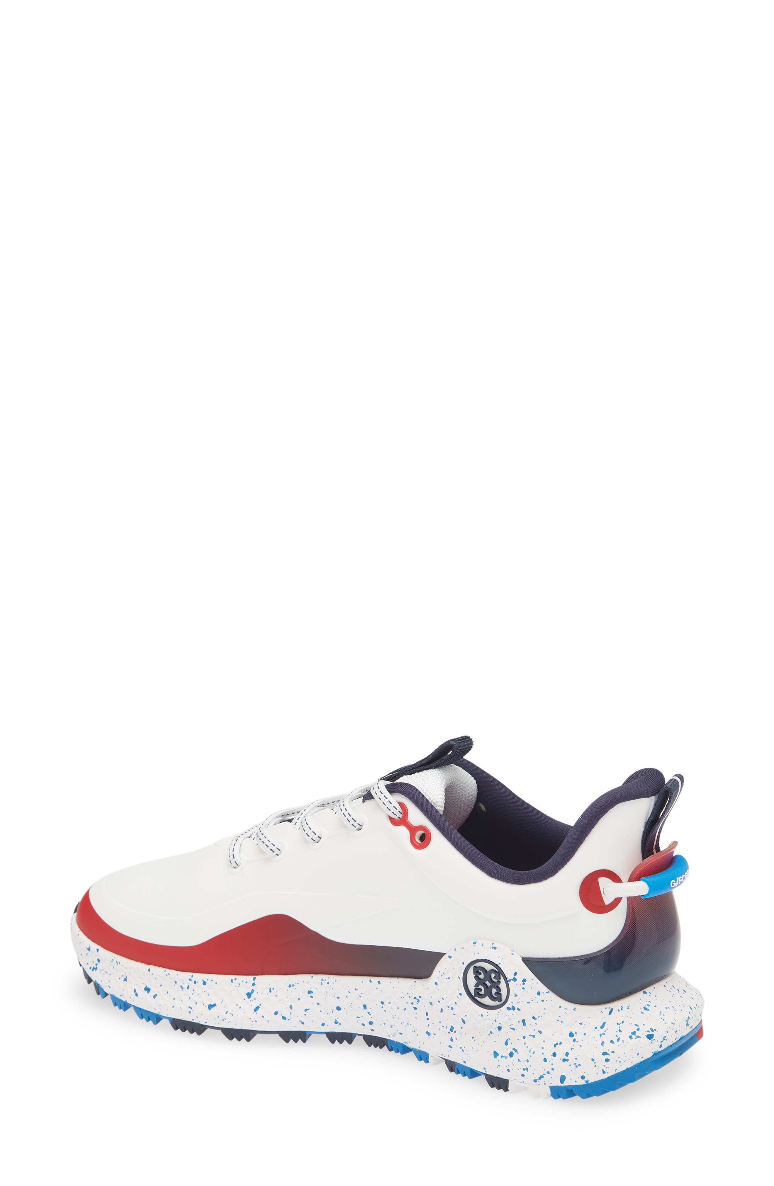 G/FORE MG4+ O2 Gradient Golf Shoe, Alternate, color, Snow / Classic Red