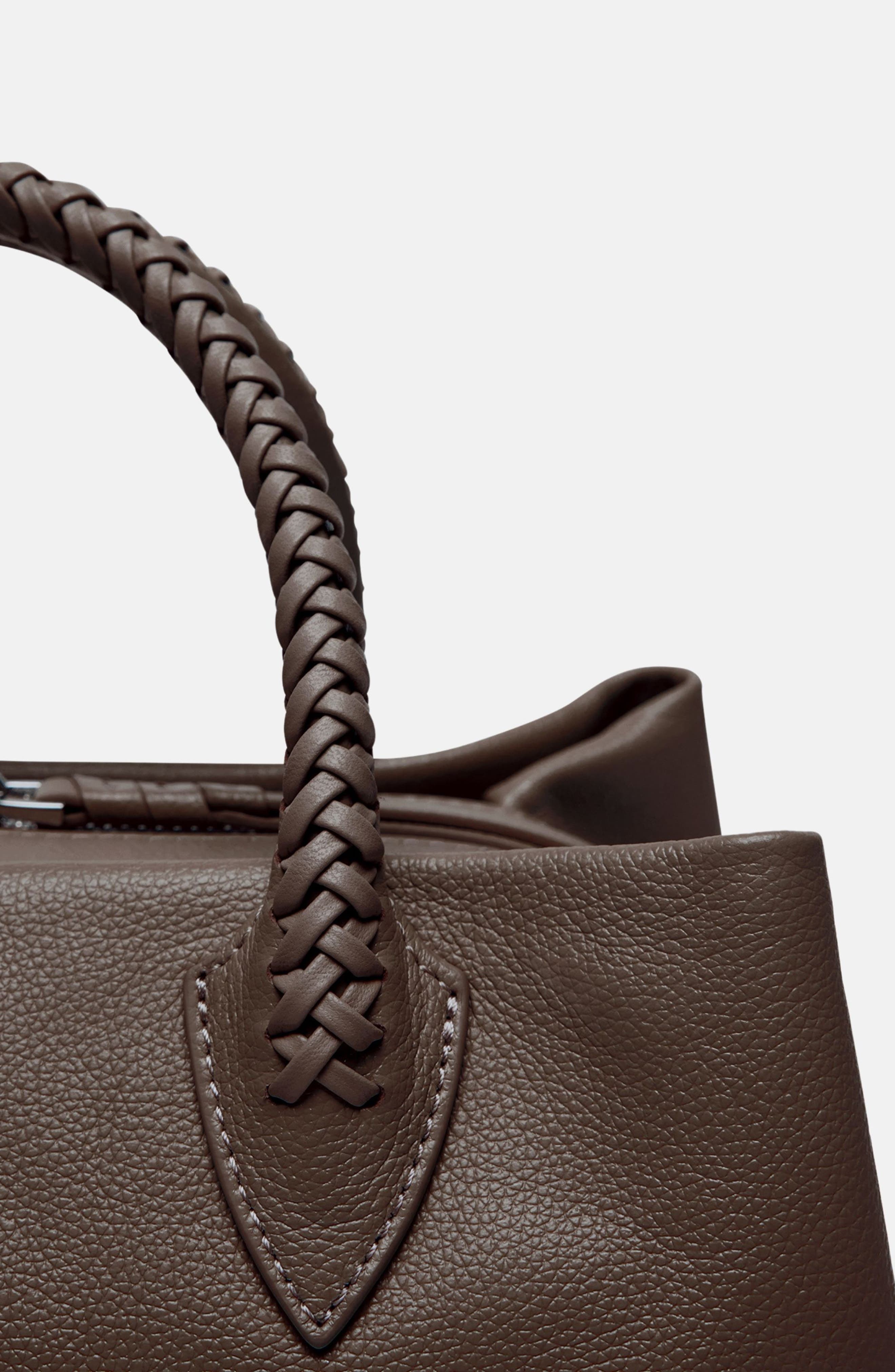 Oryany Roy Leather Satchel, Alternate, color, Espresso