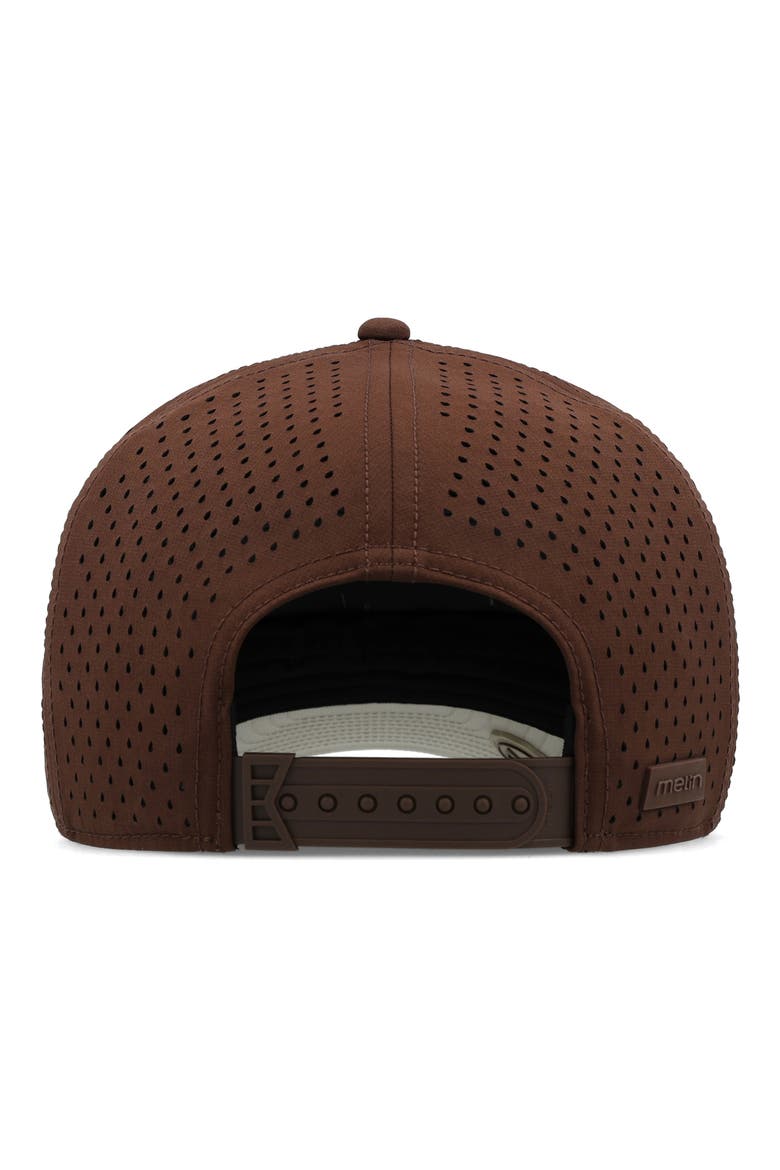 A-Game Hydro Icon Performance Snapback Ball Cap (Nordstrom Exclusive), Alternate, color, CHOCOLATE