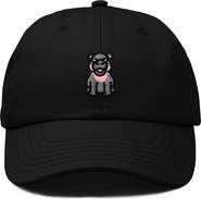Dalix Hippo Embroidered Adjustable Hat