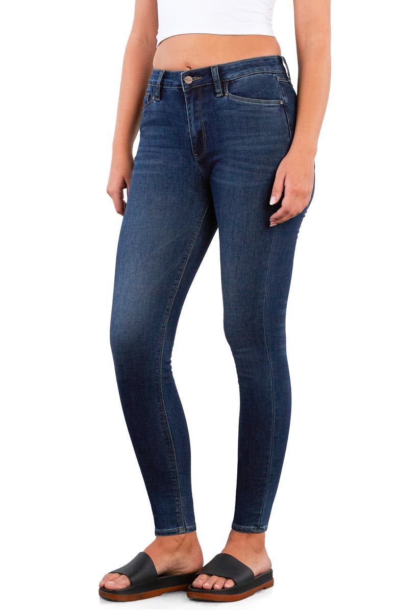 HINT OF BLU Ankle Skinny Jeans, Alternate, color, Resort Dark