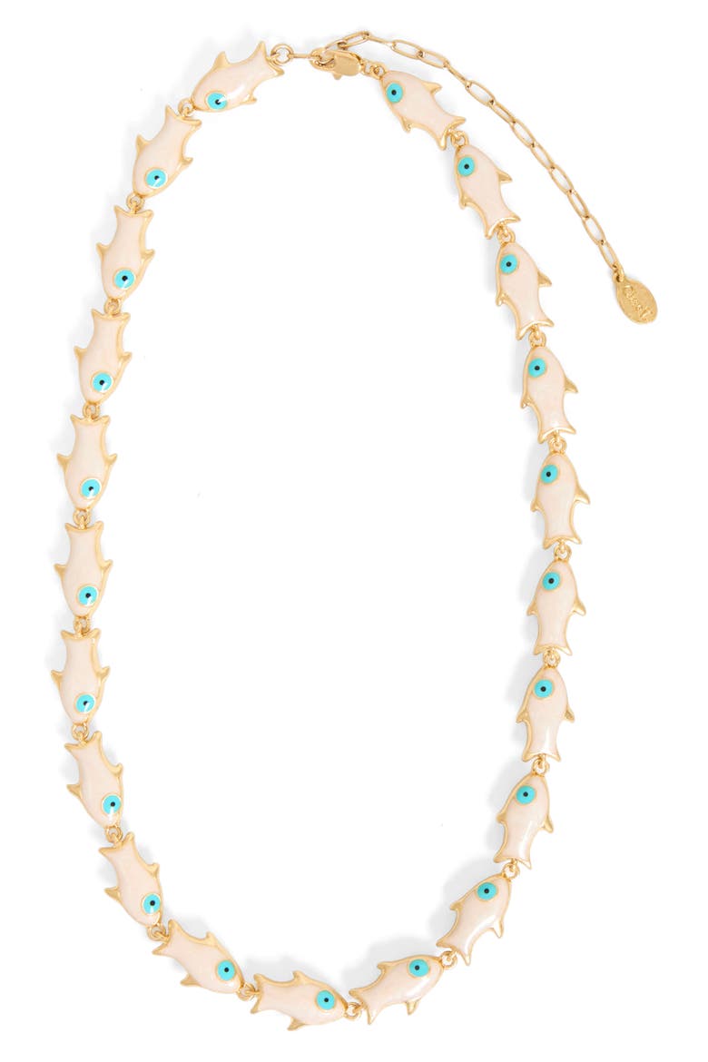 Sardine Necklace, Main, color, CREAM