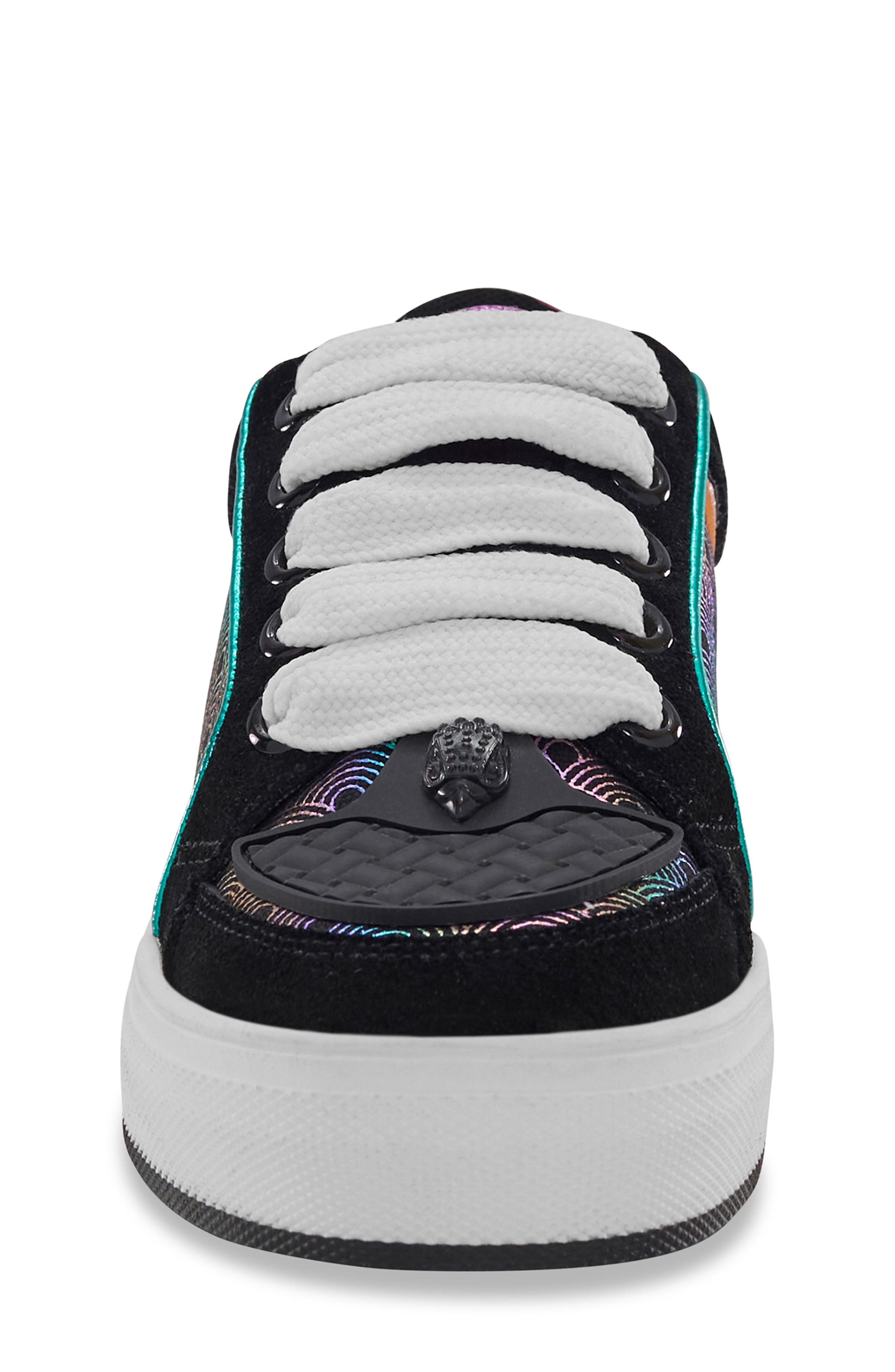 Kurt Geiger London Kids' Mini Southbank Sneaker, Alternate, color, Black Multi