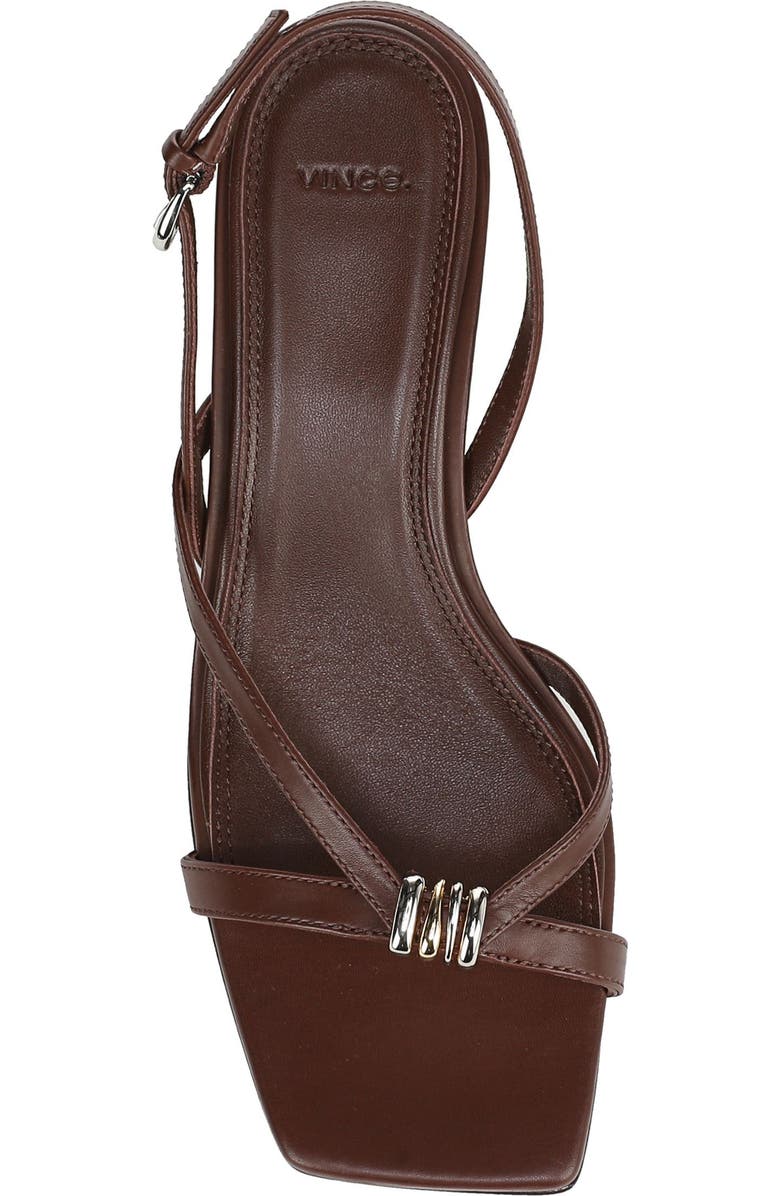 Vince Tali Slingback Kitten Heel Sandal, Alternate, color, Molton Brown