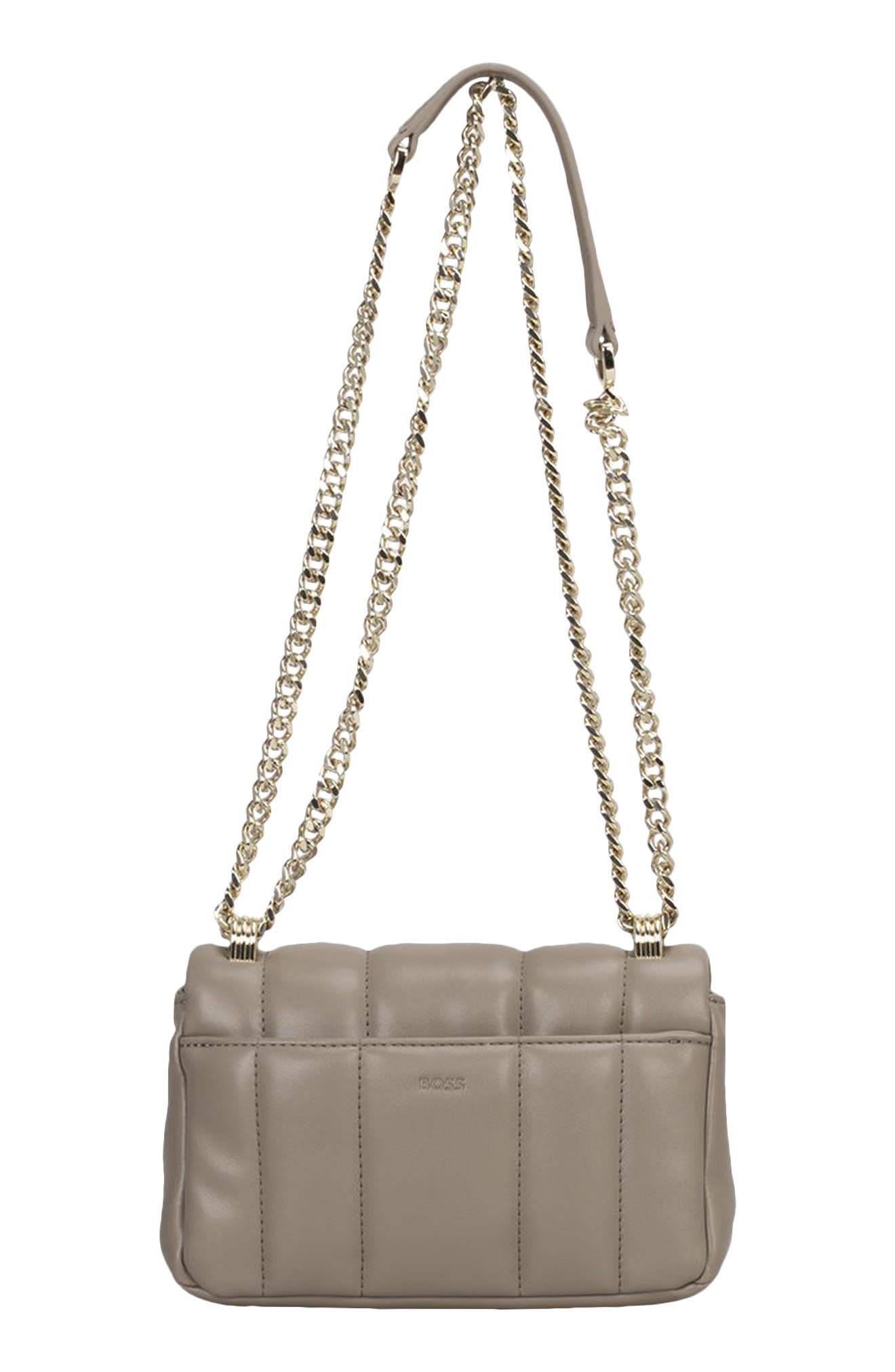 HUGO B Icon Quilted Faux Leather Convertible Shoulder Bag, Alternate, color, 