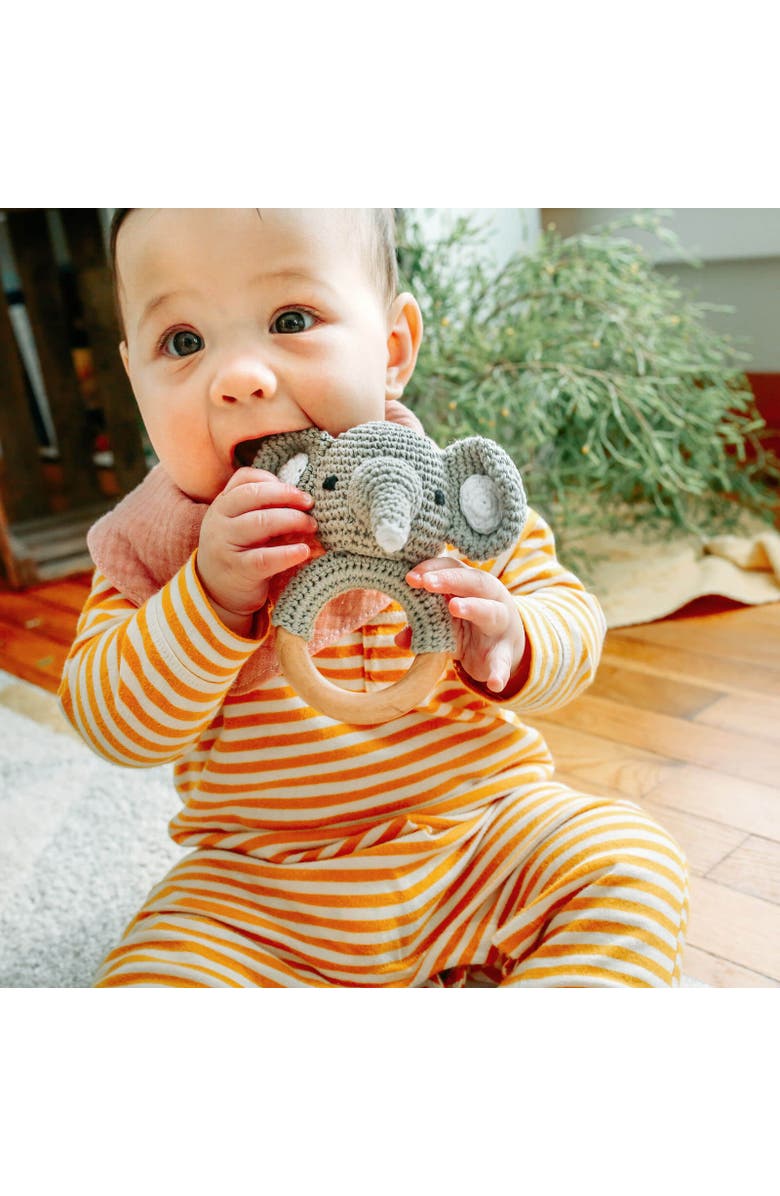 embé Newborn Baby Shower Gift Set, Alternate, color, Grey Elephant