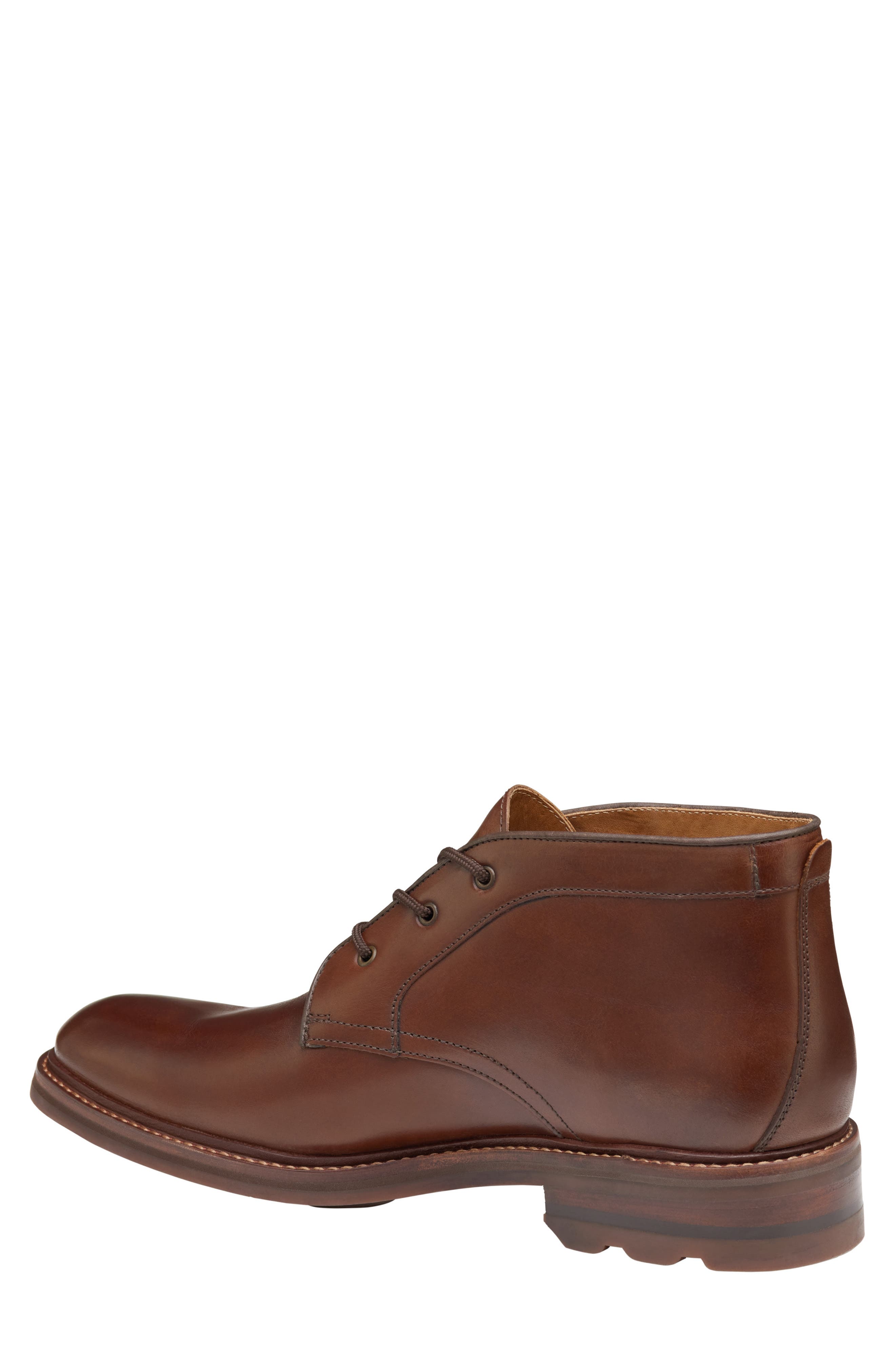 JOHNSTON & MURPHY COLLECTION Welch Chukka Boot, Alternate, color, Brandy American Full Grain