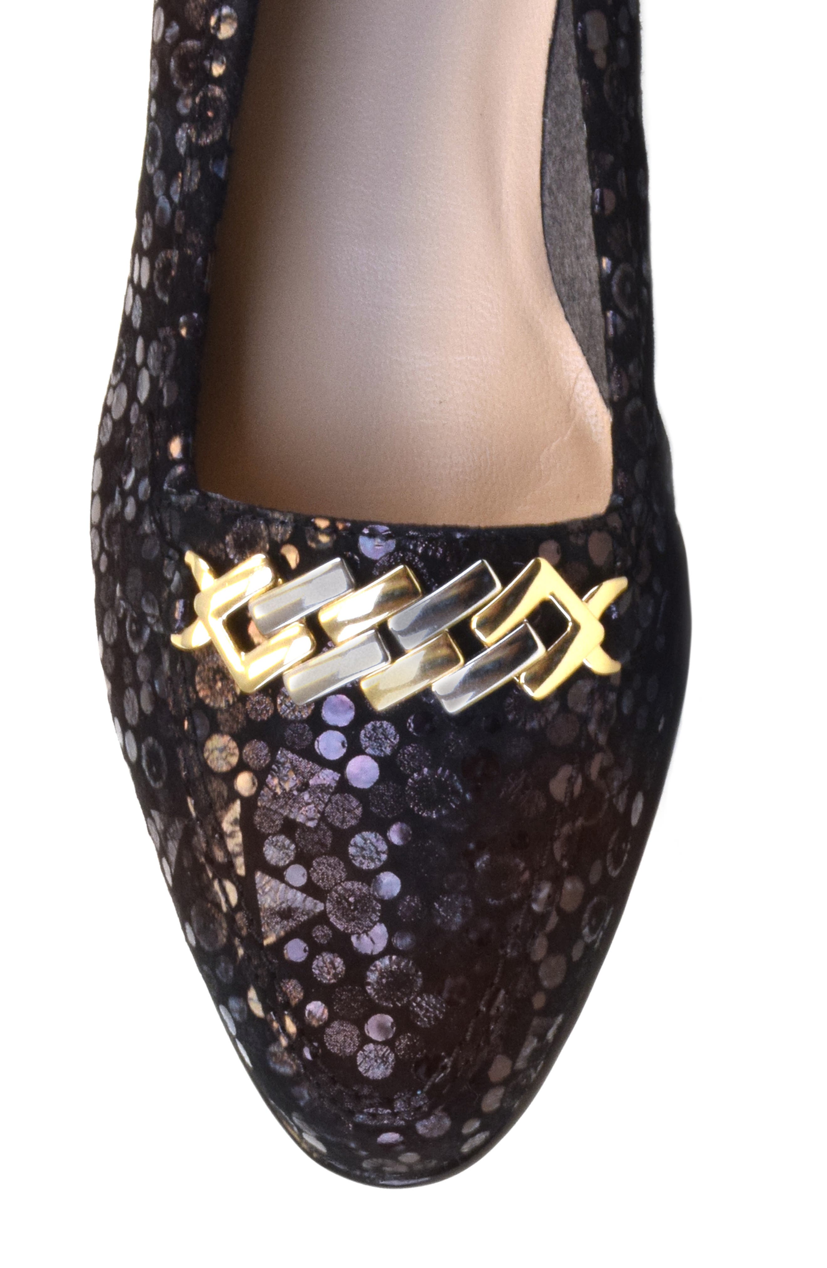 Oste Loafer, Alternate, color, BRONZE PRINTED LEATHER