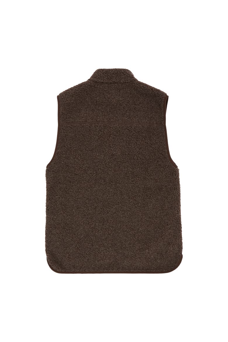 Heroes Wool Fleece Vest Womens, Alternate, color, Cowboy