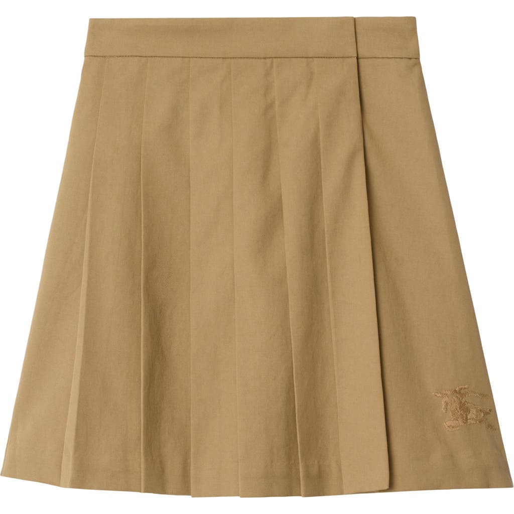 Burberry Pleated Skirt In Sand