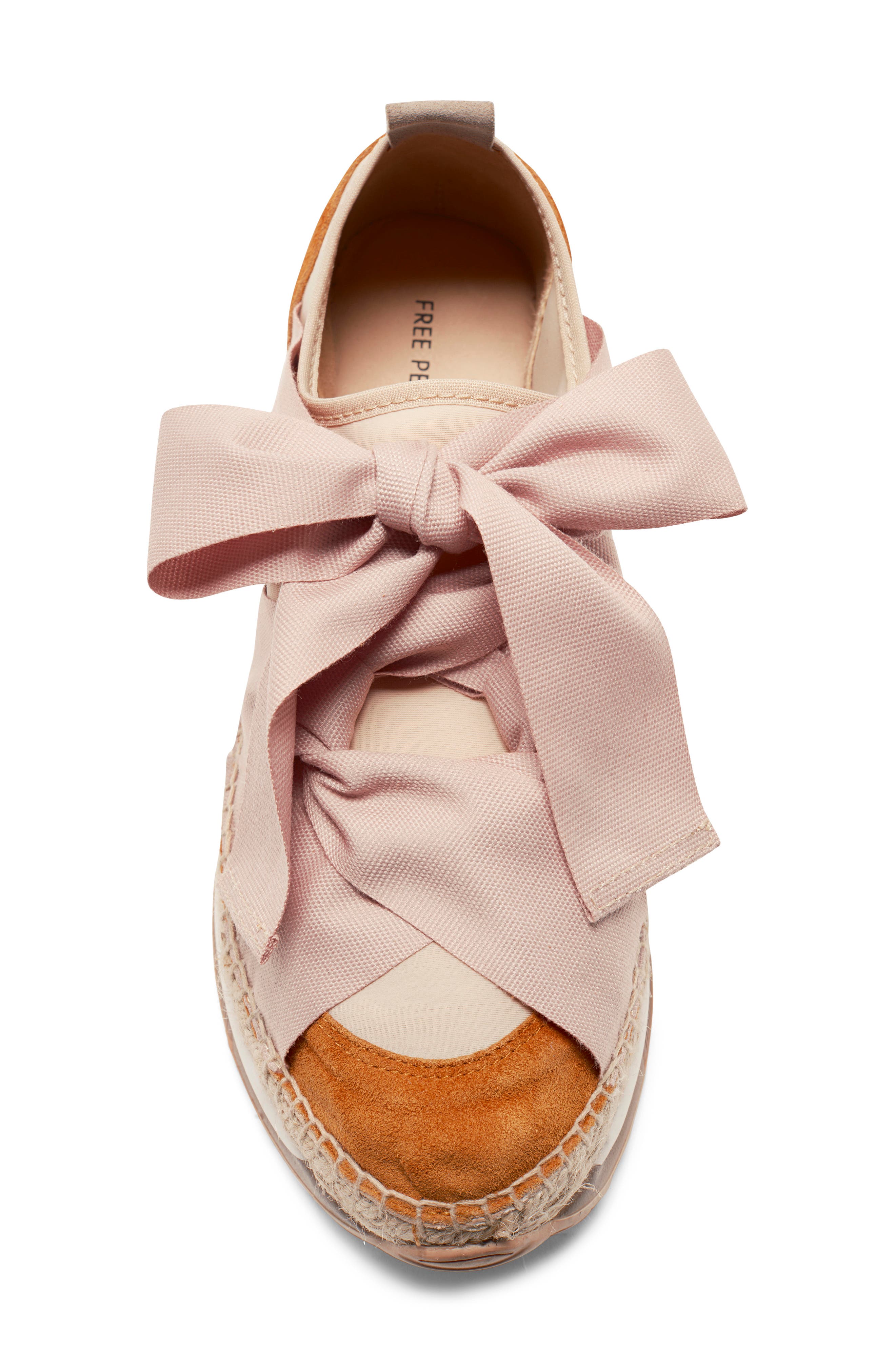 Free People Chapmin Espadrille Sneaker, Alternate, color, Pearl Blush Combo