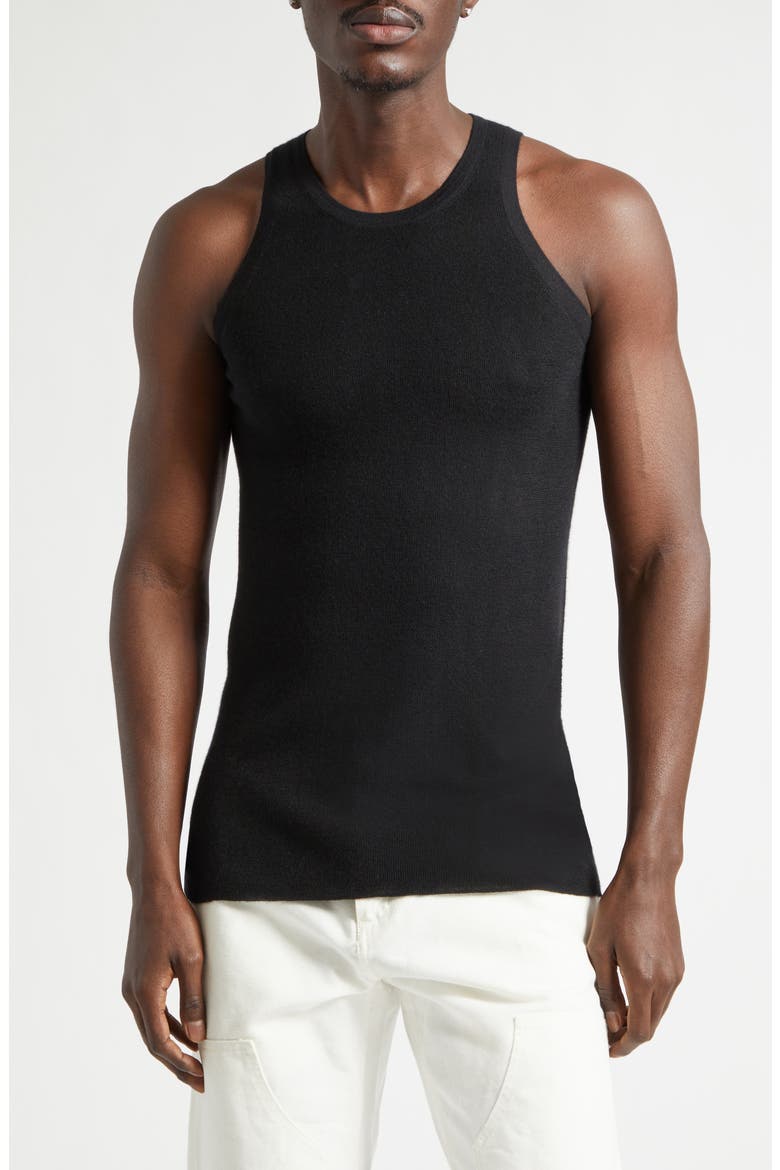Cashmere Tank, Main, color, BLACK