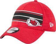 New Era Men's New Era  Red Kansas City Chiefs Stripes 39THIRTY Flex Hat