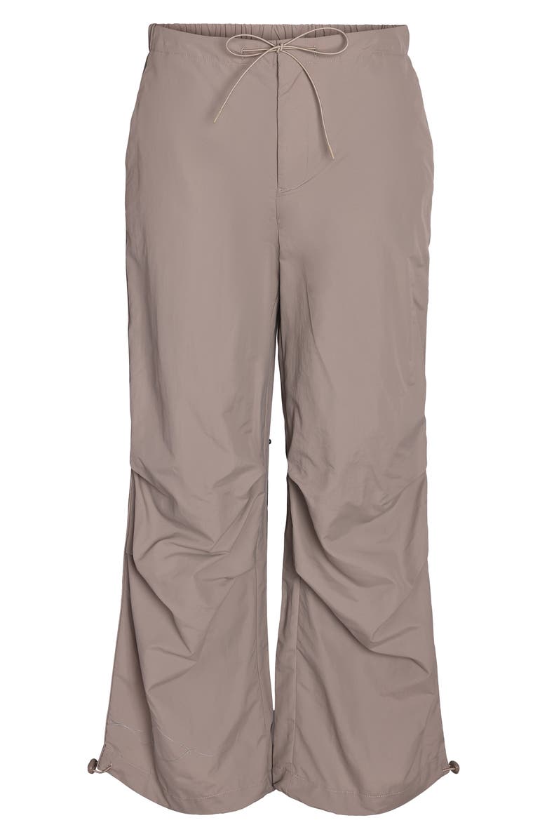 Noisy may Didi Nylon Parachute Pants, Alternate, color, Agate Gray