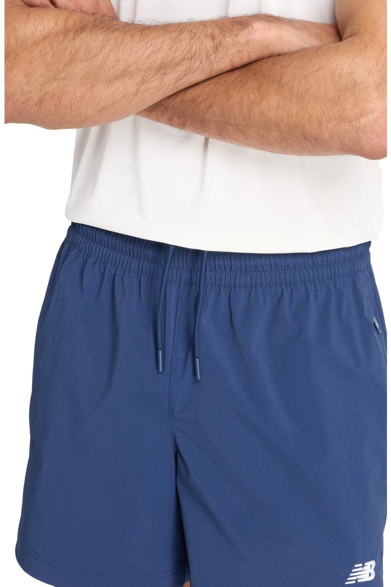 Athletics Woven Stretch Nylon Shorts, Alternate, color, NAVY