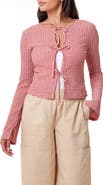 Scotch & Soda Gingham Tie Top