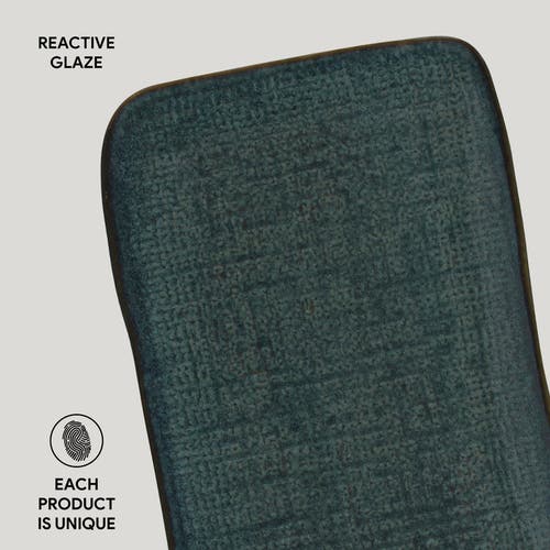 Porto Brasil Rectangular Platter Juta Medium Set Of 4 In Green