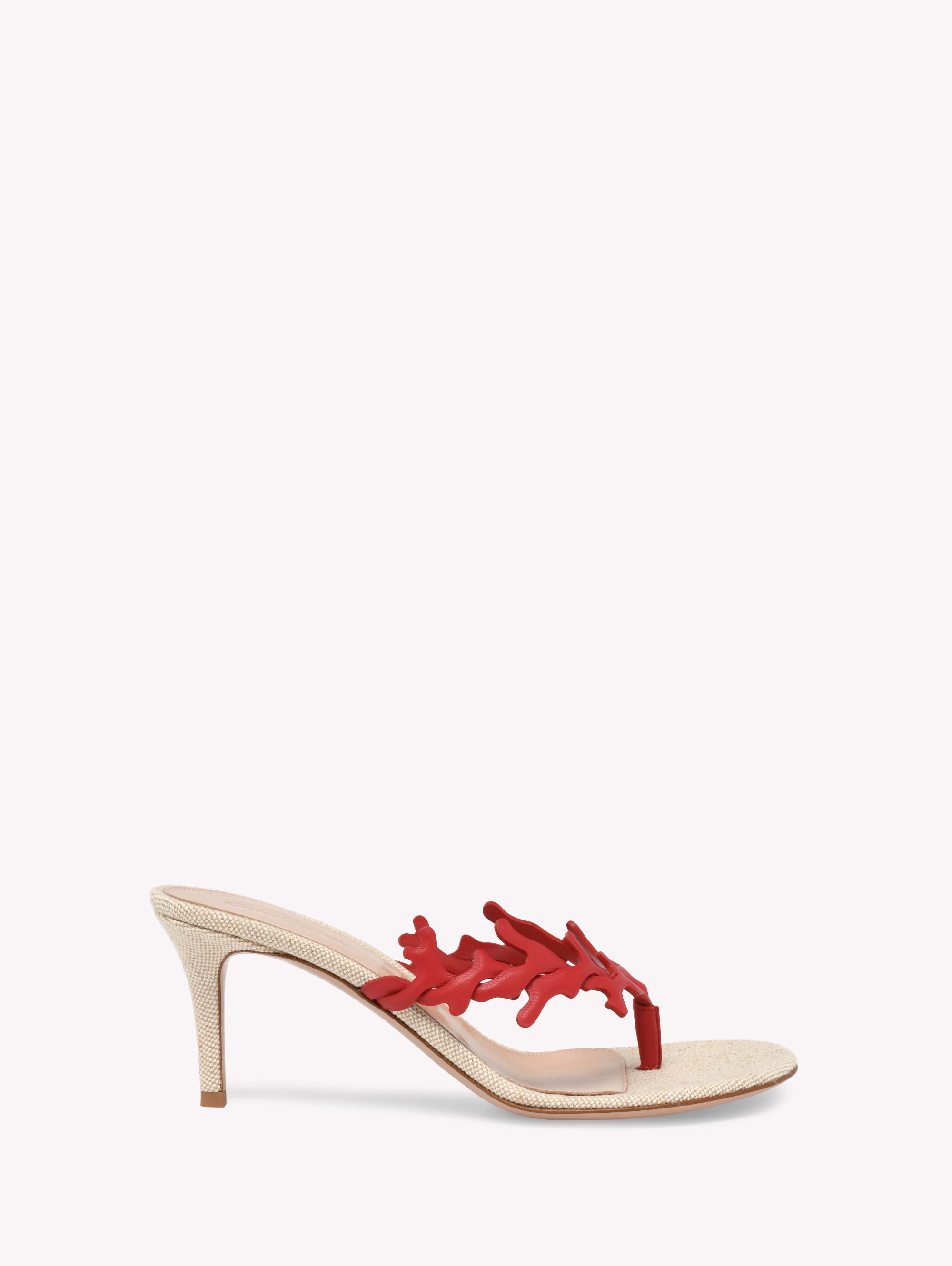 Gianvito Rossi Ocean Thong Sandal, Main, color, Red Nappa
