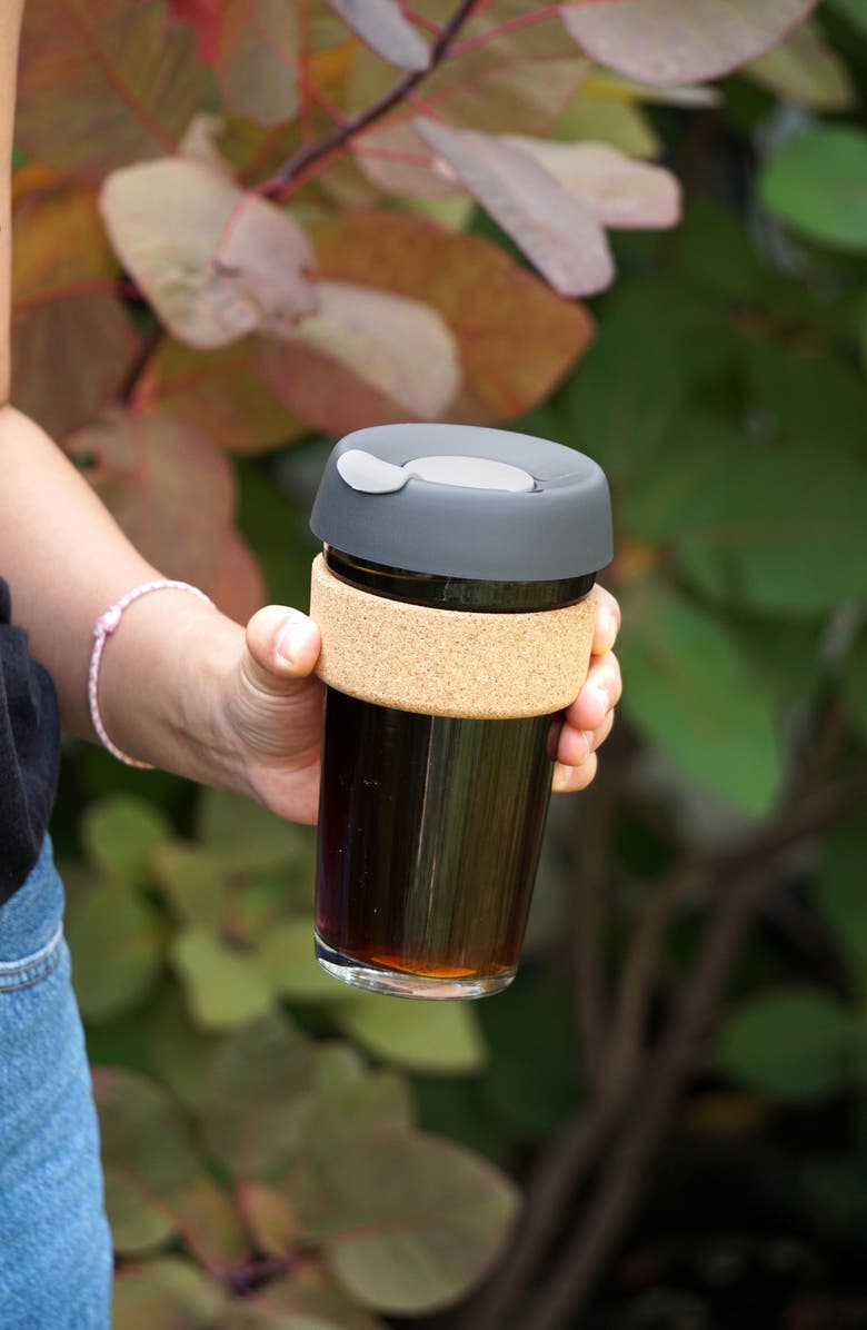 KEEPCUP Brew Cork Reusable Coffee Cup, Alternate, color, Press