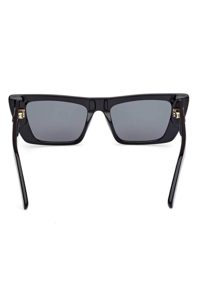 MCM 52mm Cat Eye Sunglasses, Alternate, color, Shiny Black / Smoke