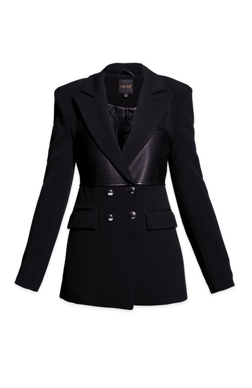 As By Df Vera Bustier Blazer In Black
